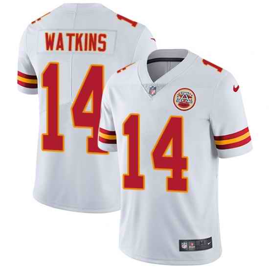 Nike Chiefs #14 Sammy Watkins White Mens Stitched NFL Vapor Untouchable Limited Jersey